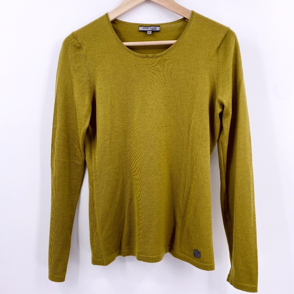 Chartreuse Green Cashmere Sweater Small